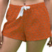 Buffalo Bengals Vive La Fete Game Day All Over Logo Women Orange Lounge Shorts