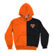 Buffalo Bengals Vive La Fete Color Block Womens Orange Black Fleece Long Sleeve Hoodie V2