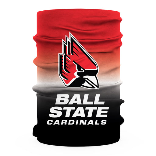 Ball State Cardinals Neck Gaiter Degrade Red and Black - Vive La Fête - Online Apparel Store