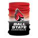 Ball State Cardinals Neck Gaiter Degrade Red and Black - Vive La Fête - Online Apparel Store