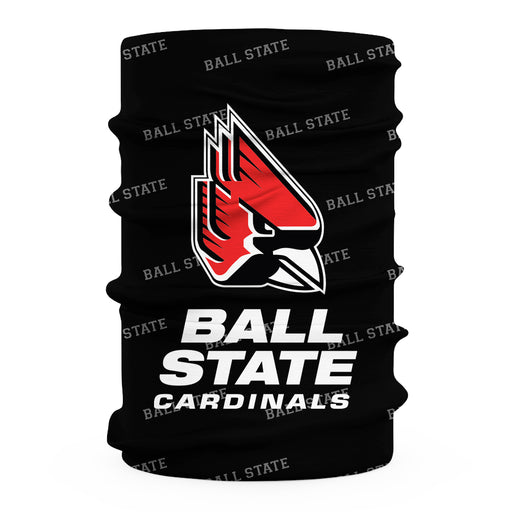 Ball State Cardinals Neck Gaiter Black All Over Logo - Vive La Fête - Online Apparel Store