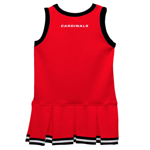 Ball State Cardinals Vive La Fete Game Day Red Sleeveless Cheerleader Dress - Vive La Fête - Online Apparel Store