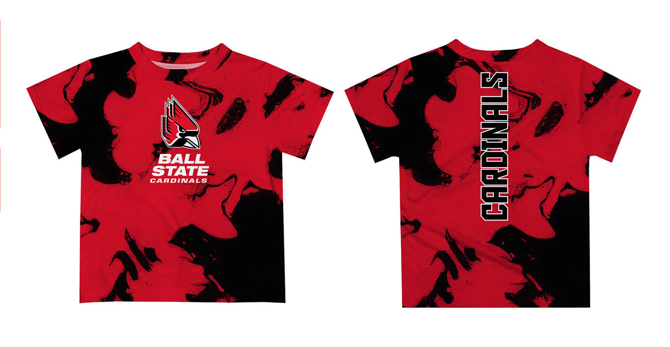 Ball State Cardinals Vive La Fete Marble Boys Game Day Cardinal Short Sleeve Tee - Vive La Fête - Online Apparel Store