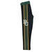 Baylor Bears Green Waist Green And Gold Stripes Black Leggings - Vive La Fête - Online Apparel Store