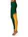 Baylor University Bears Vive La Fete Game Day Collegiate Leg Color Block Women Green Gold Yoga Leggings - Vive La Fête - Online Apparel Store