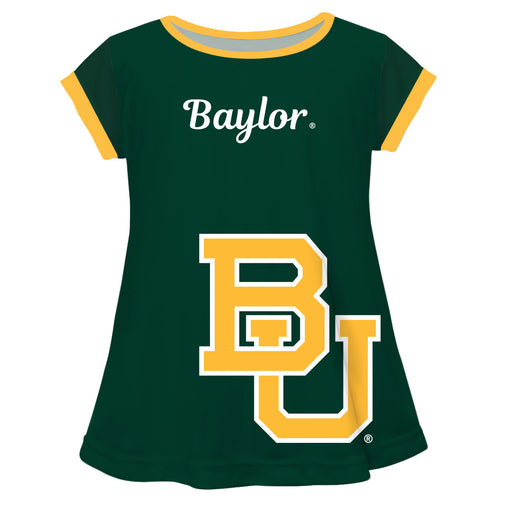Baylor Bears Big Logo Green Short Sleeve Girls Laurie Top - Vive La Fête - Online Apparel Store