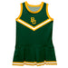 Baylor Bears Vive La Fete Game Day Green Sleeveless Cheerleader Dress