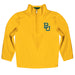 Baylor Bears Vive La Fete Game Day Solid Gold Quarter Zip Pullover Sleeves