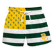 Baylor Bears Vive La Fete Game Day Green White Gold Flag Swimtrunks V1