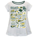 Baylor Bears Hand Sketched Vive La Fete Impressions Artwork White Short Sleeve Top