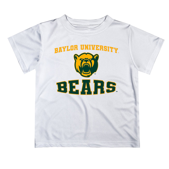Baylor Bears Vive La Fete Boys Game Day V3 White Short Sleeve Tee Shirt