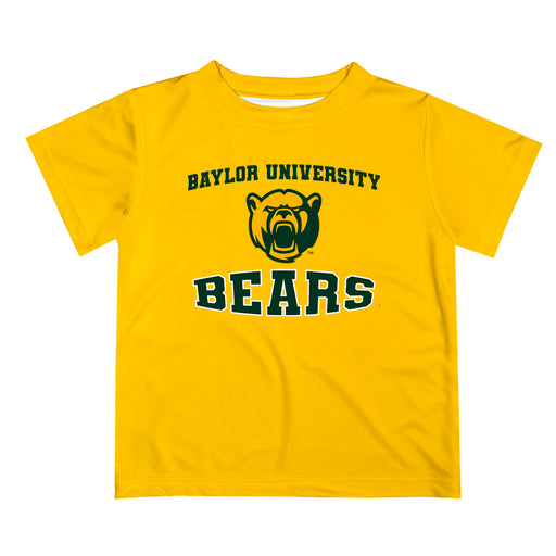 Baylor Bears Vive La Fete Boys Game Day V3 Gold Short Sleeve Tee Shirt
