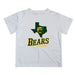 Baylor Bears Vive La Fete State Map White Short Sleeve Tee Shirt