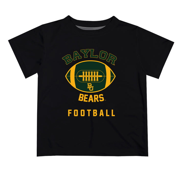Baylor Bears Vive La Fete Football V2 Black Short Sleeve Tee Shirt