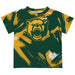 Baylor Bears Vive La Fete Boys Game Day Green Short Sleeve Tee Paint Brush V2