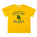 Baylor Bears Vive La Fete Boys Game Day V1 Gold Short Sleeve Tee Shirt