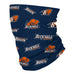 Bucknell University Bison Vive La Fete All Over Logo Game Day  Collegiate Face Cover Soft 4-Way Stretch Neck Gaiter - Vive La Fête - Online Apparel Store