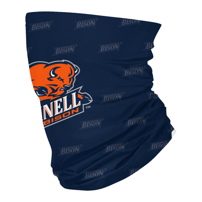Bucknell University Bison Vive La Fete All Over Logo Game Day  Collegiate Face Cover Soft 4-Way Stretch Neck Gaiter - Vive La Fête - Online Apparel Store