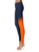 Bucknell Bison Vive La Fete Game Day Collegiate Leg Color Block Women Black Orange Yoga Leggings - Vive La Fête - Online Apparel Store