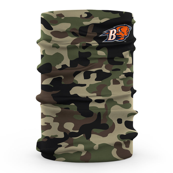 Bucknell Bison Vive La Fete Camo Collegiate Face Cover Soft Camouflage Four Way Stretch Neck Gaiter - Vive La Fête - Online Apparel Store