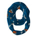 Bucknell Bison Vive La Fete Repeat Logo Game Day Collegiate Women Light Weight Ultra Soft Infinity Scarf