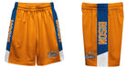 Bucknell Bison Vive La Fete Game Day Orange Stripes Boys Solid Blue Athletic Mesh Short - Vive La Fête - Online Apparel Store