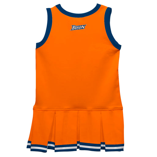 Bucknell University Bison Vive La Fete Game Day Orange Sleeveless Cheerleader Dress - Vive La Fête - Online Apparel Store