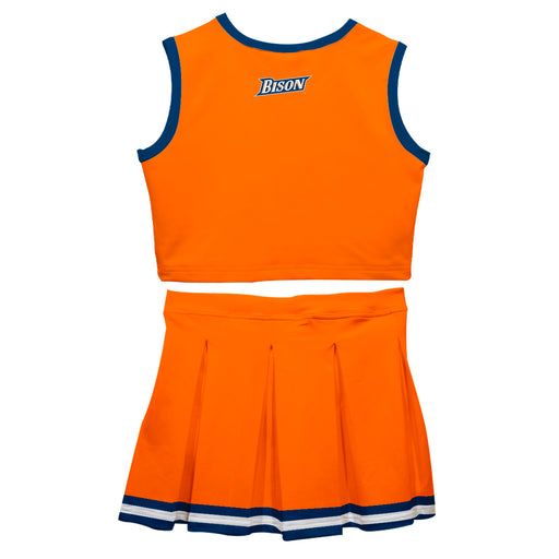 Bucknell University Bison Vive La Fete Game Day Orange Sleeveless Cheerleader Set - Vive La Fête - Online Apparel Store
