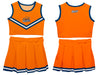 Bucknell University Bison Vive La Fete Game Day Orange Sleeveless Cheerleader Set - Vive La Fête - Online Apparel Store