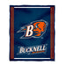 Bucknell Bison Vive La Fete Kids Game Day Blue Plush Soft Minky Blanket 36 x 48 Mascot