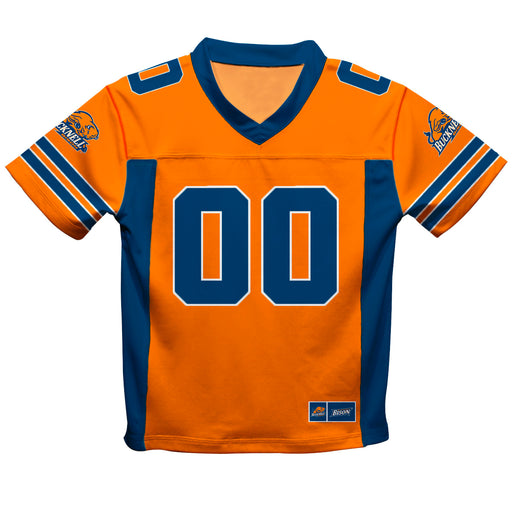 Bucknell University Bison Vive La Fete Game Day Orange Boys Fashion Football T-Shirt