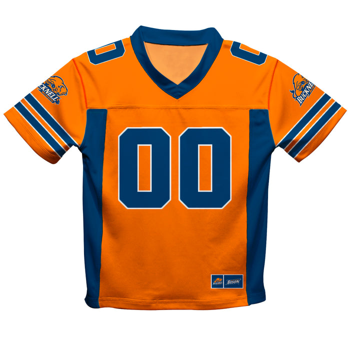 Bucknell University Bison Vive La Fete Game Day Orange Boys Fashion Football T-Shirt