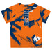 Bucknell University Bison Vive La Fete Boys Game Day Blue Short Sleeve Tee Paint Brush - Vive La Fête - Online Apparel Store