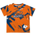 Bucknell University Bison Vive La Fete Boys Game Day Blue Short Sleeve Tee Paint Brush