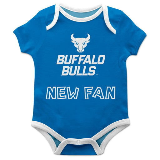 University at Buffalo Bulls Vive La Fete Infant Game Day Blue Short Sleeve Onesie New Fan Mascot and Name Bodysuit - Vive La Fête - Online Apparel Store