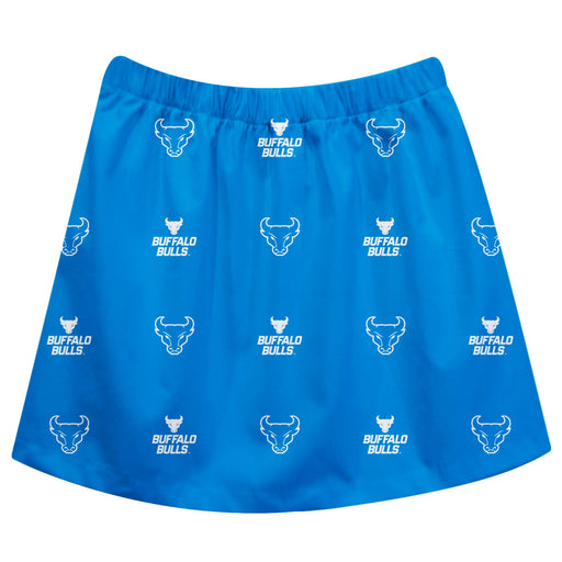 University At Buffalo Bulls Skirt Blue All Over Logo - Vive La Fête - Online Apparel Store