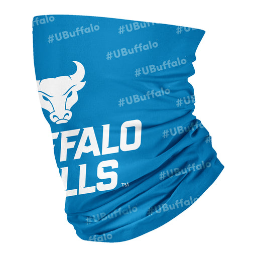 University at Buffalo Bulls Neck Gaiter Blue All Over Logo - Vive La Fête - Online Apparel Store