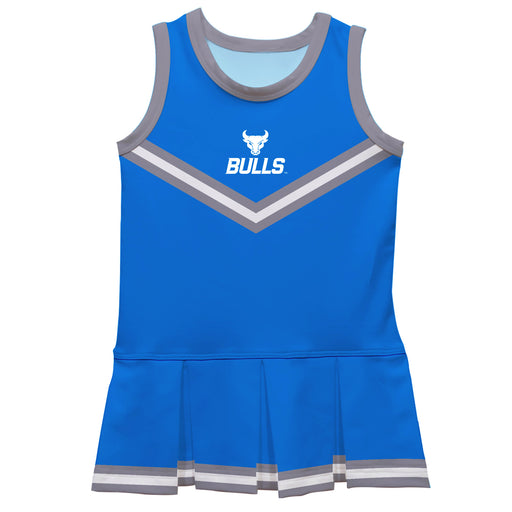 Buffalo Bulls Vive La Fete Game Day Blue Sleeveless Cheerleader Dress