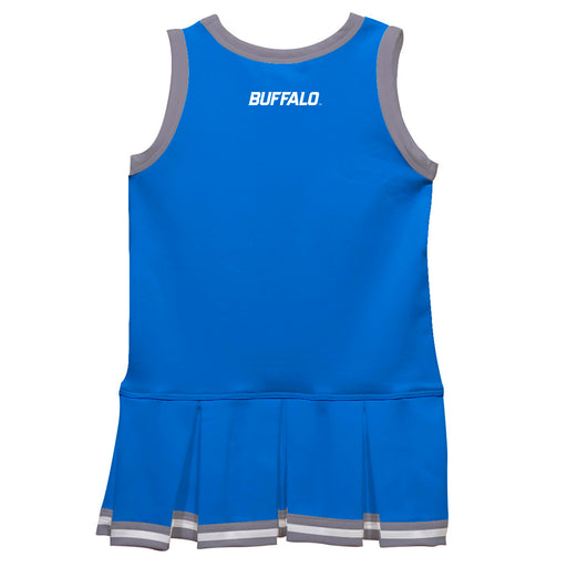Buffalo Bulls Vive La Fete Game Day Blue Sleeveless Cheerleader Dress - Vive La Fête - Online Apparel Store