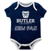 Butler Bulldogs Vive La Fete Infant Game Day Navy Short Sleeve Onesie New Fan Mascot and Name Bodysuit - Vive La Fête - Online Apparel Store