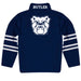 Butler Bulldogs Vive La Fete Game Day Navy Quarter Zip Pullover Stripes on Sleeves - Vive La Fête - Online Apparel Store