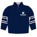 Butler Bulldogs Vive La Fete Game Day Navy Quarter Zip Pullover Stripes on Sleeves - Vive La Fête - Online Apparel Store