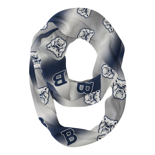 Butler Bulldogs Vive La Fete All Over Logo Game Day Collegiate Women Ultra Soft Knit Infinity Scarf