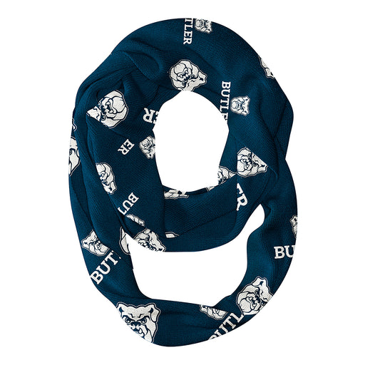Butler Bulldogs Vive La Fete Repeat Logo Game Day Collegiate Women Light Weight Ultra Soft Infinity Scarf