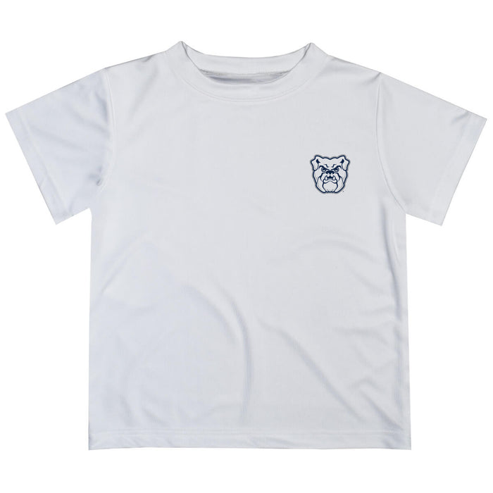 Butler Bulldogs Hand Sketched Vive La Fete Impressions Artwork Boys White Short Sleeve Tee Shirt
