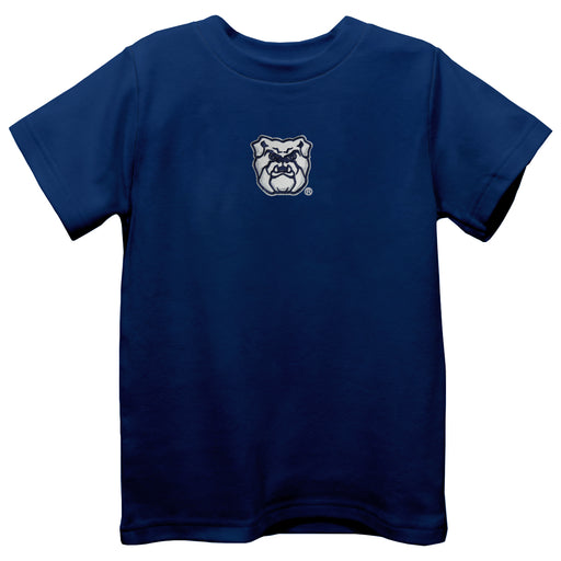 Butler Bulldogs Embroidered Navy knit Short Sleeve Boys Tee Shirt