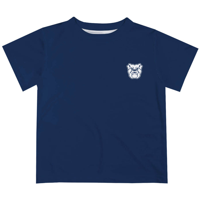 Butler Bulldogs Hand Sketched Vive La Fete Impressions Artwork Boys Blue Short Sleeve Tee Shirt