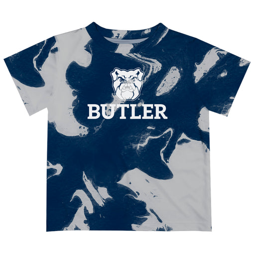 Butler Bulldogs Vive La Fete Marble Boys Game Day Blue Short Sleeve Tee