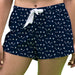 Butler Bulldogs Vive La Fete Game Day All Over Logo Women Blue Lounge Shorts