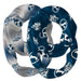 Brigham Young Cougars Vive La Fete All Over Logo Collegiate Women Set of 2 Light Weight Ultra Soft Infinity Scarfs